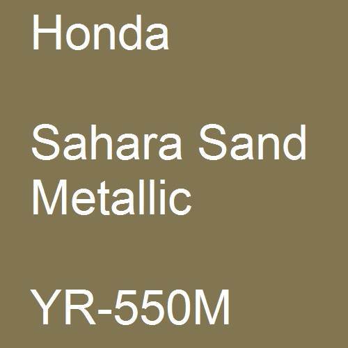 Honda, Sahara Sand Metallic, YR-550M.